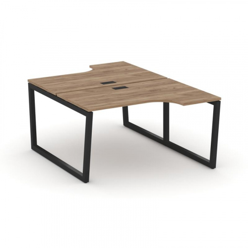 Style Project Рабочая станция эргоном. SN-5T2.DRPA-021 Акация Лорка/Металл Антрацит/Заглушка Пластик фото 5