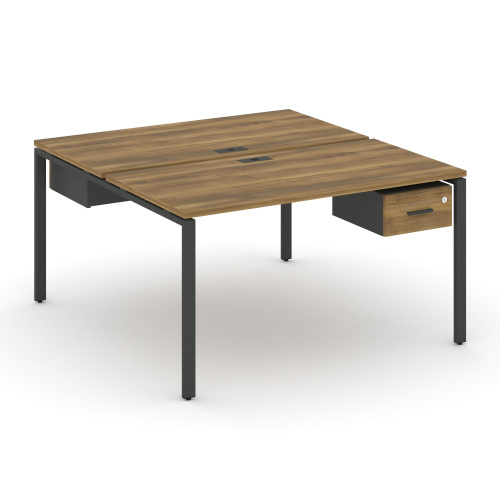 Бенч-система на 2 места с подвесными тумбами Concept CN.DRS-111