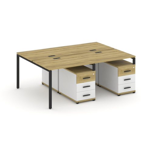 Бенч-система на 4 места с 2 опорными тумбами Concept CN.DRS-317 фото 6