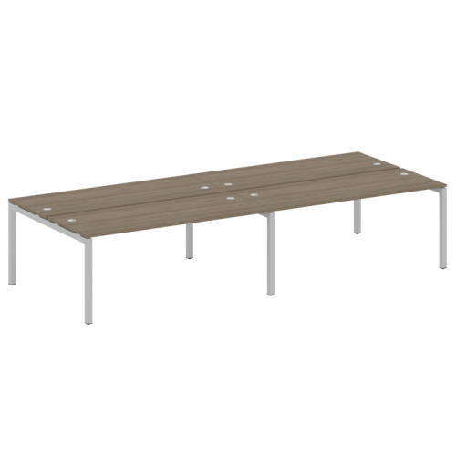 Бенч-система на 4 места на П-обр. м/к Metal System Quattro 50БП.СМ-4.5  фото 2