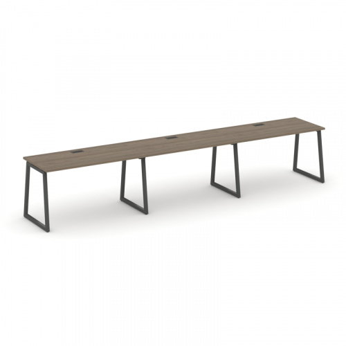 Style Project Рабочая станция 1 сторон. SN-4T1.ORS-044 Акация Лорка/Металл Антрацит/Заглушка Пластик фото 12