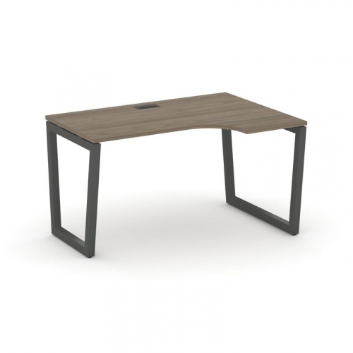 Style Project Стол рабочий эргоном. SN-5T2.SPA-011(R) Акация Лорка/Металл Антрацит/Заглушка Пластик фото 25