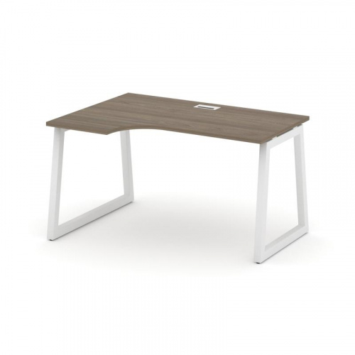 Style Project Стол рабочий эргоном. SN-5T1.SPA-012(L) Акация Лорка/Металл Антрацит/Заглушка Пластик фото 15