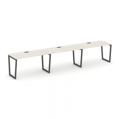 Style Project Рабочая станция 1 сторон. SN-4T2.ORS-051 Акация Лорка/Металл Антрацит/Заглушка Пластик фото 24