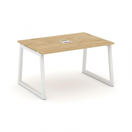 Style Project Стол переговорный SN-5T1.SPRG-001 Акация Лорка/Металл Антрацит/Заглушка Металл Антраци фото 3