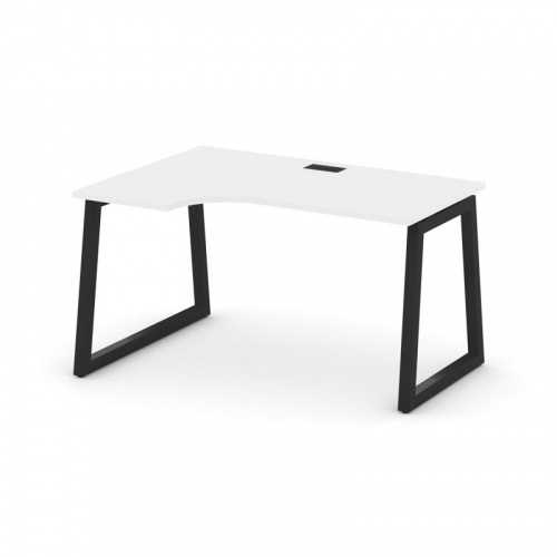 Style Project Стол рабочий эргоном. SN-5T1.SPA-012(L) Акация Лорка/Металл Антрацит/Заглушка Пластик фото 8