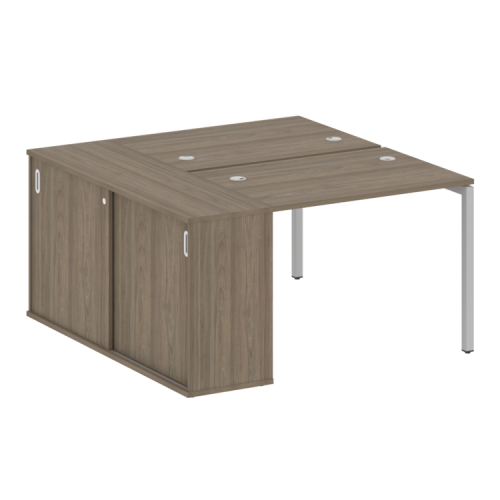 Бенч-система с шкафом-купе на П-обр. м/к Metal System Quattro 40БП.РС-СШК-1.1 фото 3 Бенч-система с шкафом-купе на П-обр. м/к Metal System Quattro 40БП.РС-СШК-1.1 фото 3