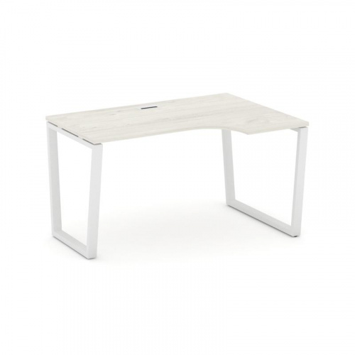 Style Project Стол рабочий эргоном. SN-6T2.SPA-012(R) Акация Лорка/Металл Антрацит/Заглушка Пластик фото 13