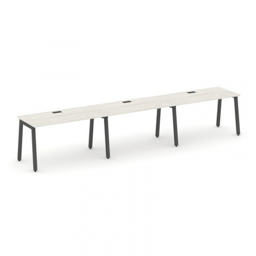 Style Project Рабочая станция 1 сторон. SN-5A.ORS-041 Акация Лорка/Металл Белый 2940*700*750 фото 19