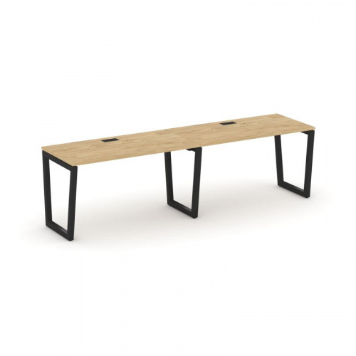 Style Project Рабочая станция 1 сторон. SN-5T2.ORS-022 Акация Лорка/Металл Антрацит/Заглушка Пластик