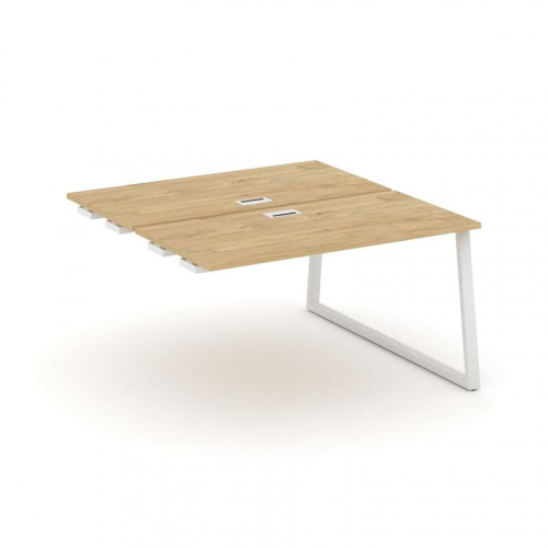 Style Project Стол-приставка к опор. элем. SN-6T1.DPRS-014 Акация Лорка/Металл Антрацит/Заглушка Пла фото 3