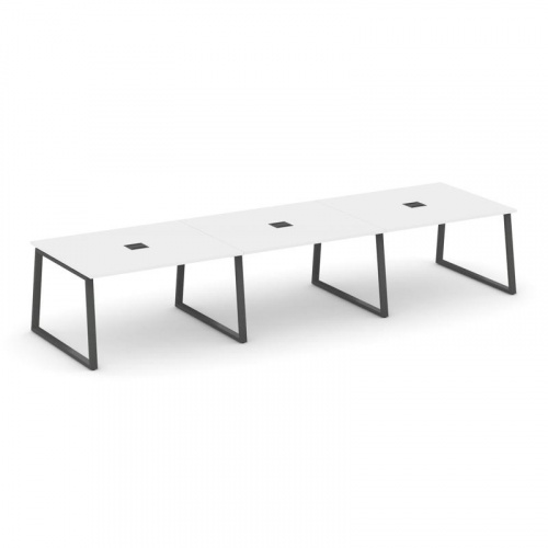 Style Project Стол переговорный SN-6T1.SPRG-052 Акация Лорка/Металл Антрацит/Заглушка Металл Антраци фото 26