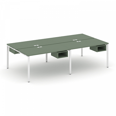 Бенч-система на 4 места с подвесными тумбами Concept CN.DRS-121