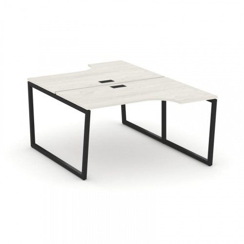 Style Project Рабочая станция эргоном. SN-4T2.DRPA-021 Акация Лорка/Металл Антрацит/Заглушка Пластик фото 7