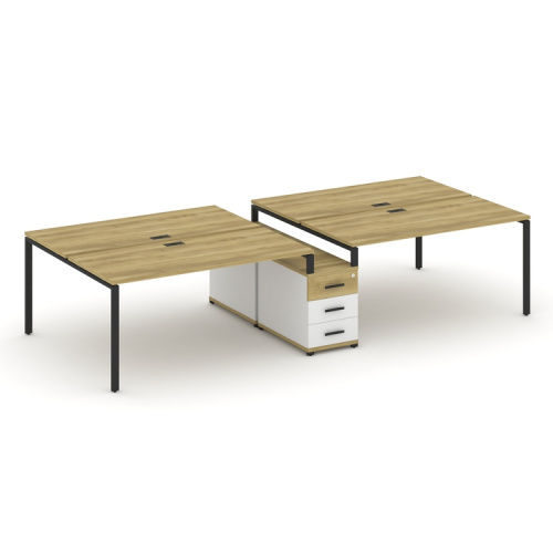 Бенч-система на 4 места с опорной тумбой Concept CN.DRS-312 фото 6