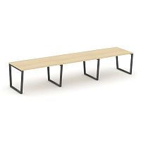 Style Project Стол переговорный SN-6T2.SPRG-021.3 Акация Лорка/Металл Антрацит 2940*980*750