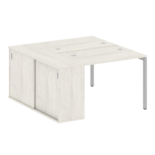 Бенч-система с шкафом-купе на П-обр. м/к Metal System Quattro 40БП.РС-СШК-1.1 фото 6 Бенч-система с шкафом-купе на П-обр. м/к Metal System Quattro 40БП.РС-СШК-1.1 фото 6