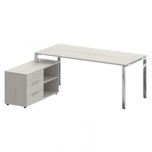 Стол руководителя с тумбой Metal System Direct БГ.СРТ-5.8 (L) фото 5