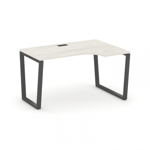 Style Project Стол рабочий эргоном. SN-6T2.SPA-012(R) Акация Лорка/Металл Антрацит/Заглушка Пластик фото 24