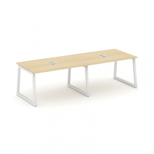 Style Project Стол переговорный SN-5T1.SPRG-012 Акация Лорка/Металл Антрацит/Заглушка Металл Антраци фото 22