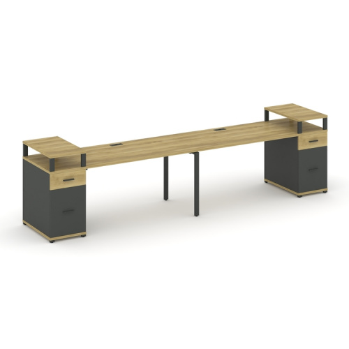 Бенч-система на 2 места с 2 опорными тумбами Concept CN.ORS-430 фото 4