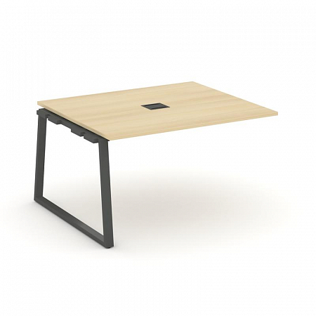 Style Project Проходной наб. элем. перег. стола SN-6T1.NSPRG-033 Акация Лорка/Металл Антрацит/Заглуш