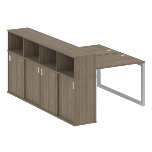 Бенч-система с шкафом-купе на О-обр. м/к Metal System Quattro 50БО.РС-СШК-4.2 фото 2