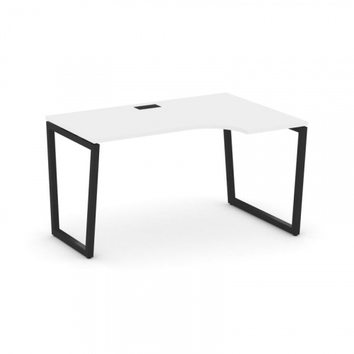 Style Project Стол рабочий эргоном. SN-4T2.SPA-011(R) Акация Лорка/Металл Антрацит/Заглушка Пластик фото 8