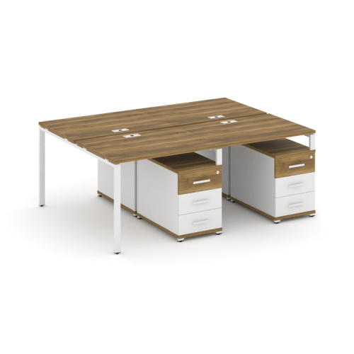 Бенч-система на 4 места с 2 опорными тумбами Concept CN.DRS-317 фото 8