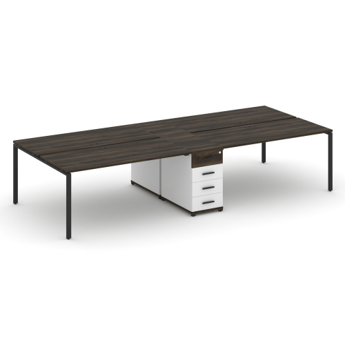 Бенч-система на 4 места с 1 опорной тумбой Concept CN.DRS-420 фото 9