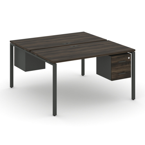 Бенч-система на 2 места с подвесными тумбами Concept CN.DRS-116 фото 3