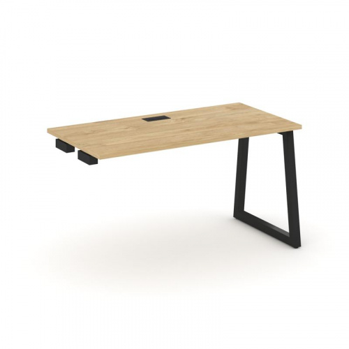 Style Project Стол-приставка к опор. элем. SN-5T1.OPRS-002 Акация Лорка/Металл Антрацит/Заглушка Пла