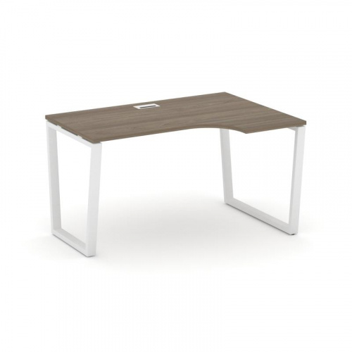 Style Project Стол рабочий эргоном. SN-6T2.SPA-012(R) Акация Лорка/Металл Антрацит/Заглушка Пластик фото 15