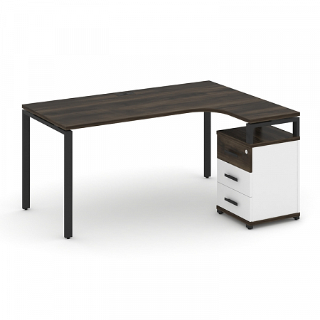 Стол эргономичный с опорной тумбой Concept CN.SA-307(R)