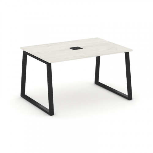 Style Project Стол переговорный SN-6T1.SPRG-003 Акация Лорка/Металл Антрацит/Заглушка Металл Антраци фото 7