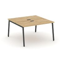Style Project Рабочая станция 2-х сторон. SN-4A.DRS-001 Тиквуд Светлый/Металл Антрацит 980*1232*750