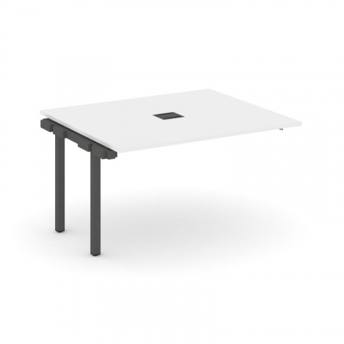 Style Project Проходной наб. элем. перег. стола SN-5P.NSPRG-033 Белый/Металл Белый 1380*1180*750 фото 5