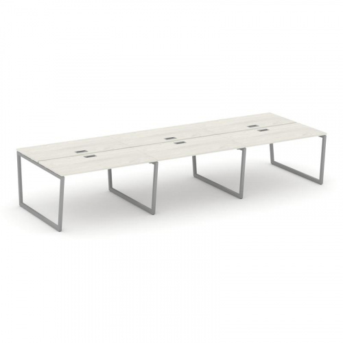 Style Project Рабочая станция 2-х сторон. SN-4T2.DRS-082 Акация Лорка/Металл Антрацит/Заглушка Пласт фото 11