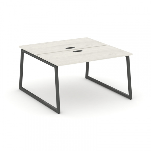 Style Project Рабочая станция 2-х сторон. SN-4T1.DRS-023 Акация Лорка/Металл Антрацит/Заглушка Пласт фото 9