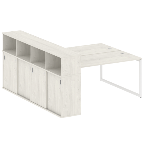 Бенч-система с шкафом-купе на О-обр. м/к Metal System Quattro 40БО.РС-СШК-4.4 фото 4