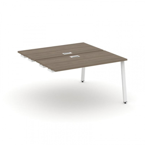 Style Project Стол-приставка к опор. элем. SN-6A.DPRS-003 Дуб Наварра/Металл Белый 1380*1232*750 фото 26