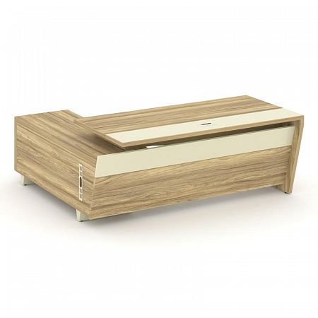 Стол руководителя с тумбой Corner COR.SRT-20 (R)