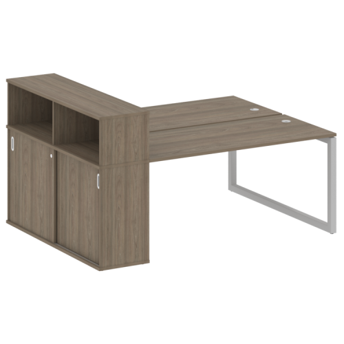 Бенч-система с шкафом-купе на О-обр. м/к Metal System Quattro 50БО.РС-СШК-2.4 фото 2