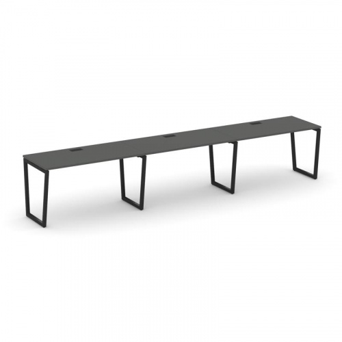 Style Project Рабочая станция 1 сторон. SN-4T2.ORS-051 Акация Лорка/Металл Антрацит/Заглушка Пластик фото 4