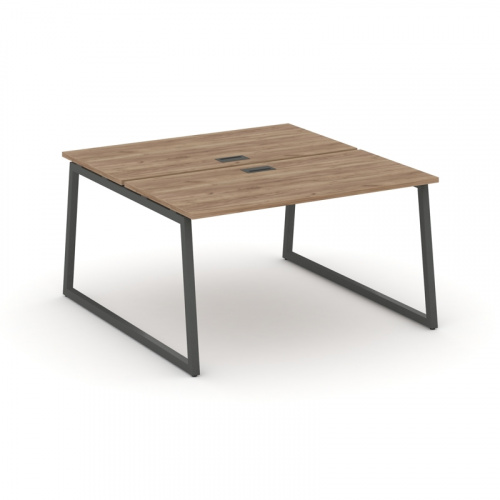 Style Project Рабочая станция 2-х сторон. SN-4T1.DRS-023 Акация Лорка/Металл Антрацит/Заглушка Пласт фото 10