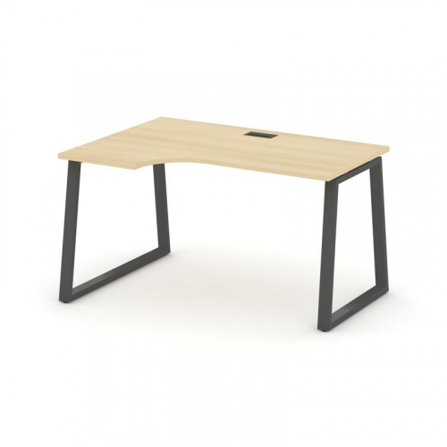 Style Project Стол рабочий эргоном. SN-6T1.SPA-012(L) Акация Лорка/Металл Антрацит/Заглушка Пластик фото 28