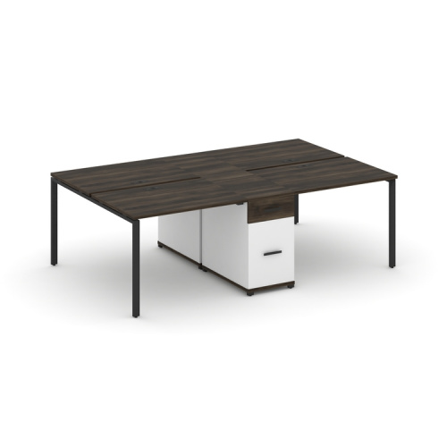 Бенч-система на 4 места с 1 опорной тумбой Concept CN.DRS-421 фото 9