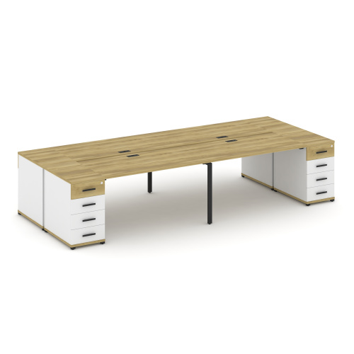 Бенч-система на 4 места с 2 опорными тумбами Concept CN.DRS-427 фото 6