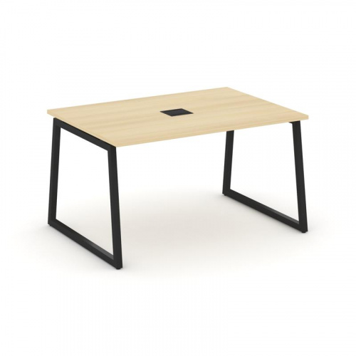 Style Project Стол переговорный SN-4T1.SPRG-004 Акация Лорка/Металл Антрацит/Заглушка Металл Антраци фото 20