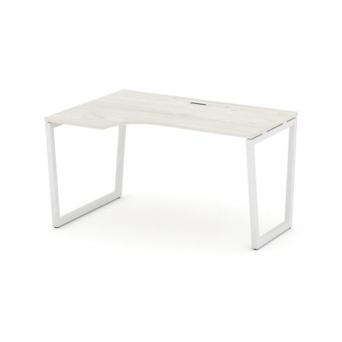 Style Project Стол рабочий эргоном. SN-4T2.SPA-021(L) Акация Лорка/Металл Антрацит/Заглушка Пластик фото 12